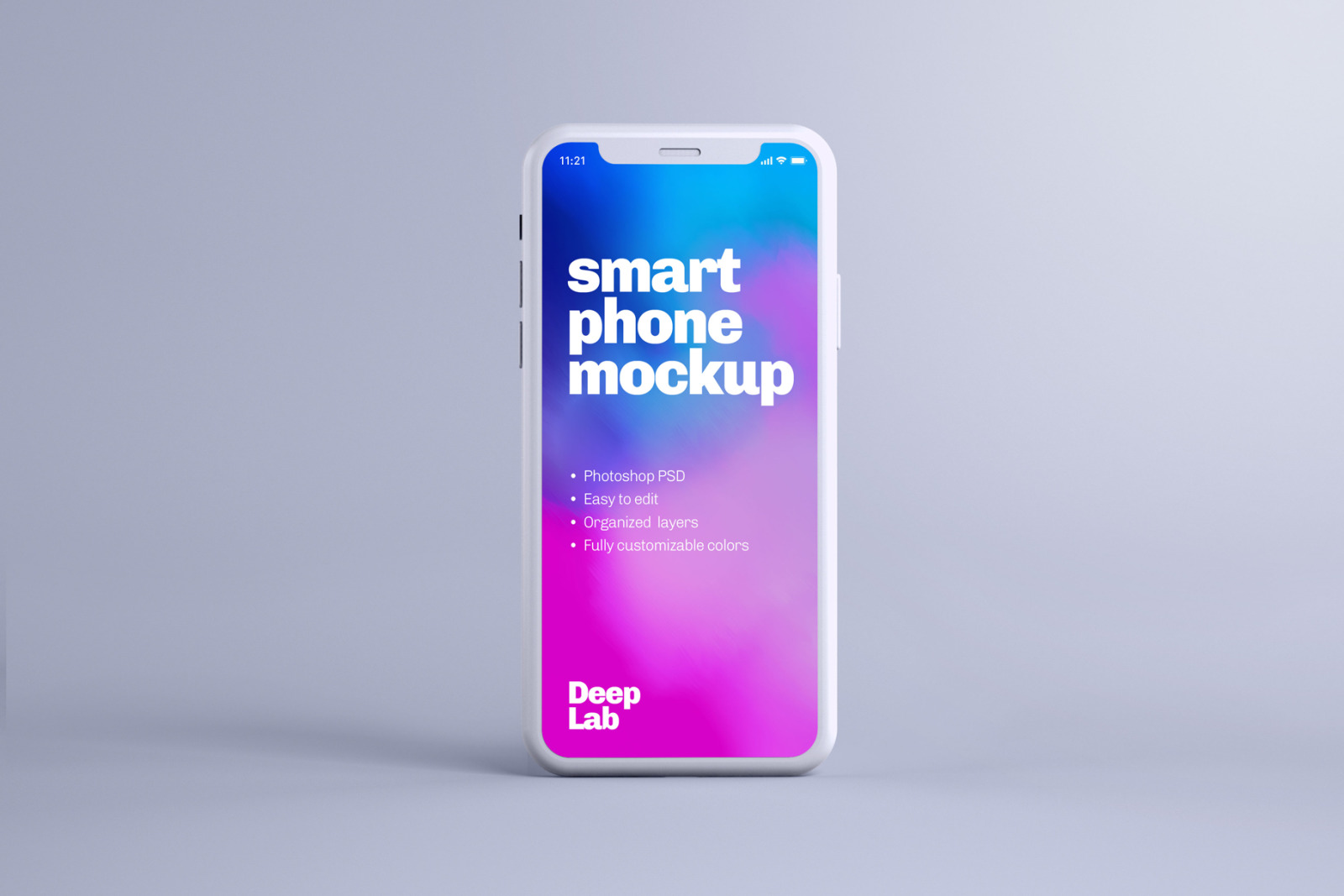 iPhone 11 Pro Clay Mockup Set