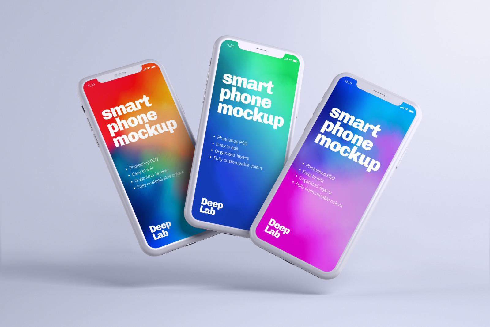 iPhone 11 Pro Clay Mockup Set iPhone 11 Pro Clay Mockup Set