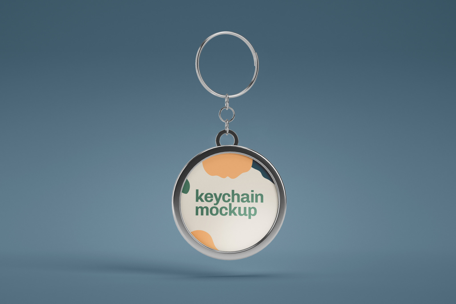 Silver & Card Keychain Mockup Set Silver & Card Keychain Mockup Set