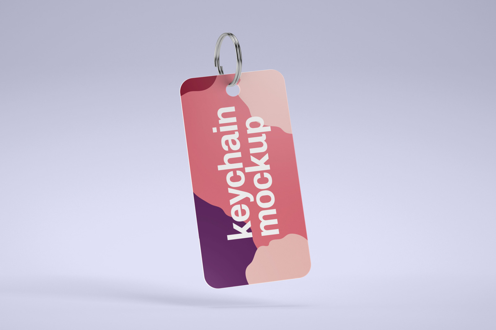 Silver & Card Keychain Mockup Set Silver & Card Keychain Mockup Set