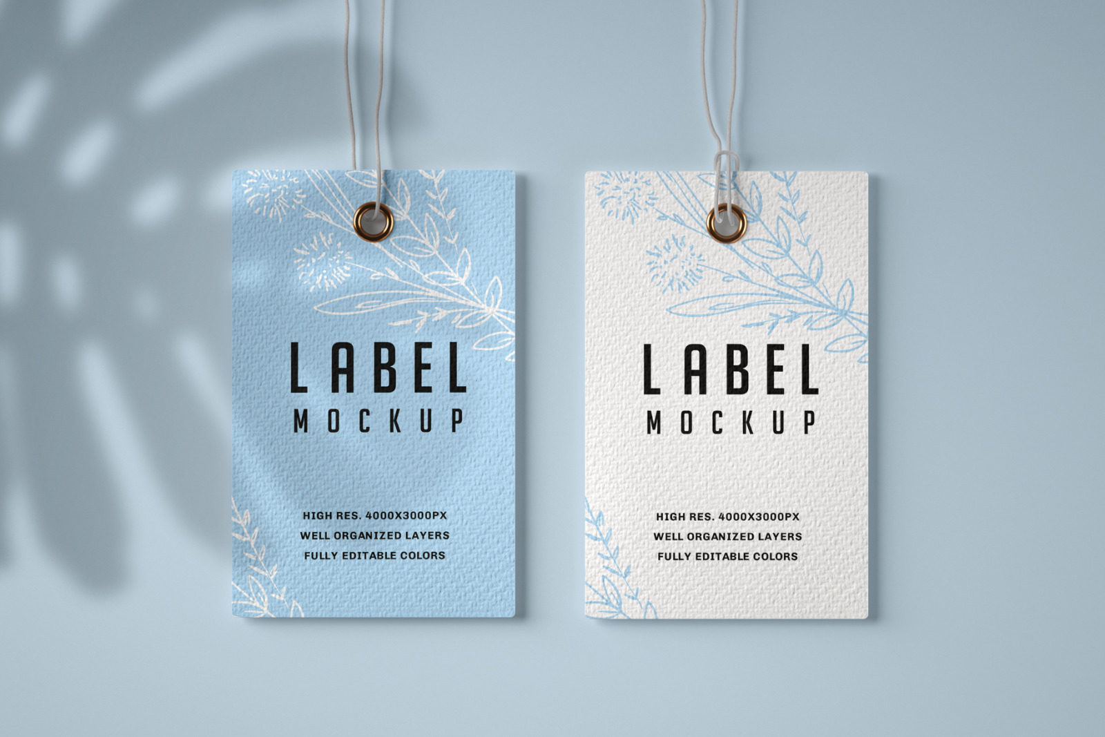 Paper & Kraft Label Mockup Set Paper & Kraft Label Mockup Set