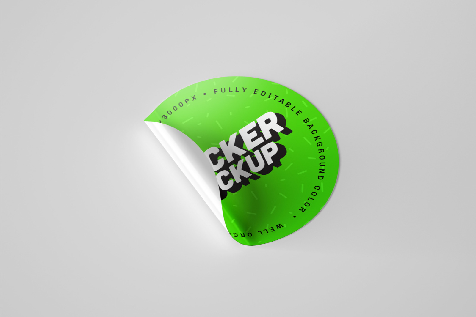 Sticker Mockup Set Sticker Mockup Set