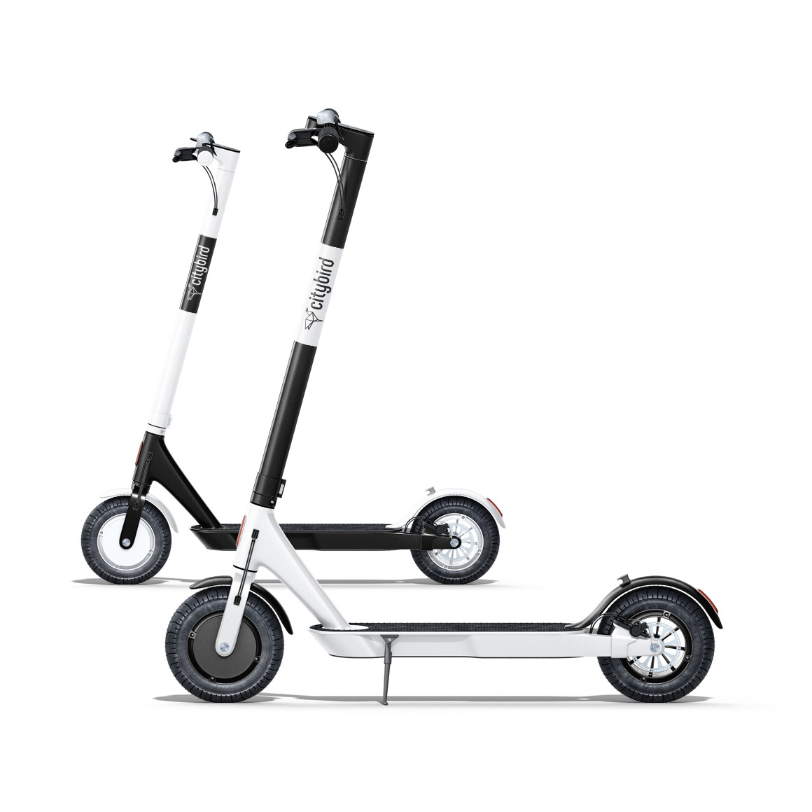 Electric Scooter Mockups Set