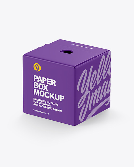 Paper Box Mockup