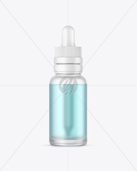 Frosted Glass Dropper Bottle