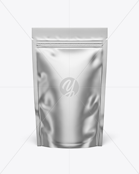 Metallic Stand-up Pouch Mockup