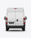 Panel Van Mockup - Back View