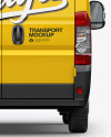 Panel Van Mockup - Back View