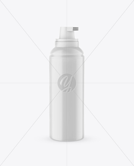 Glossy Pump Bottle Mockup