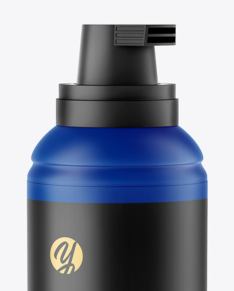 Matte Pump Bottle Mockup