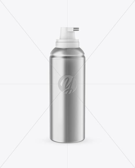 Metallic Pump Bottle Mockup