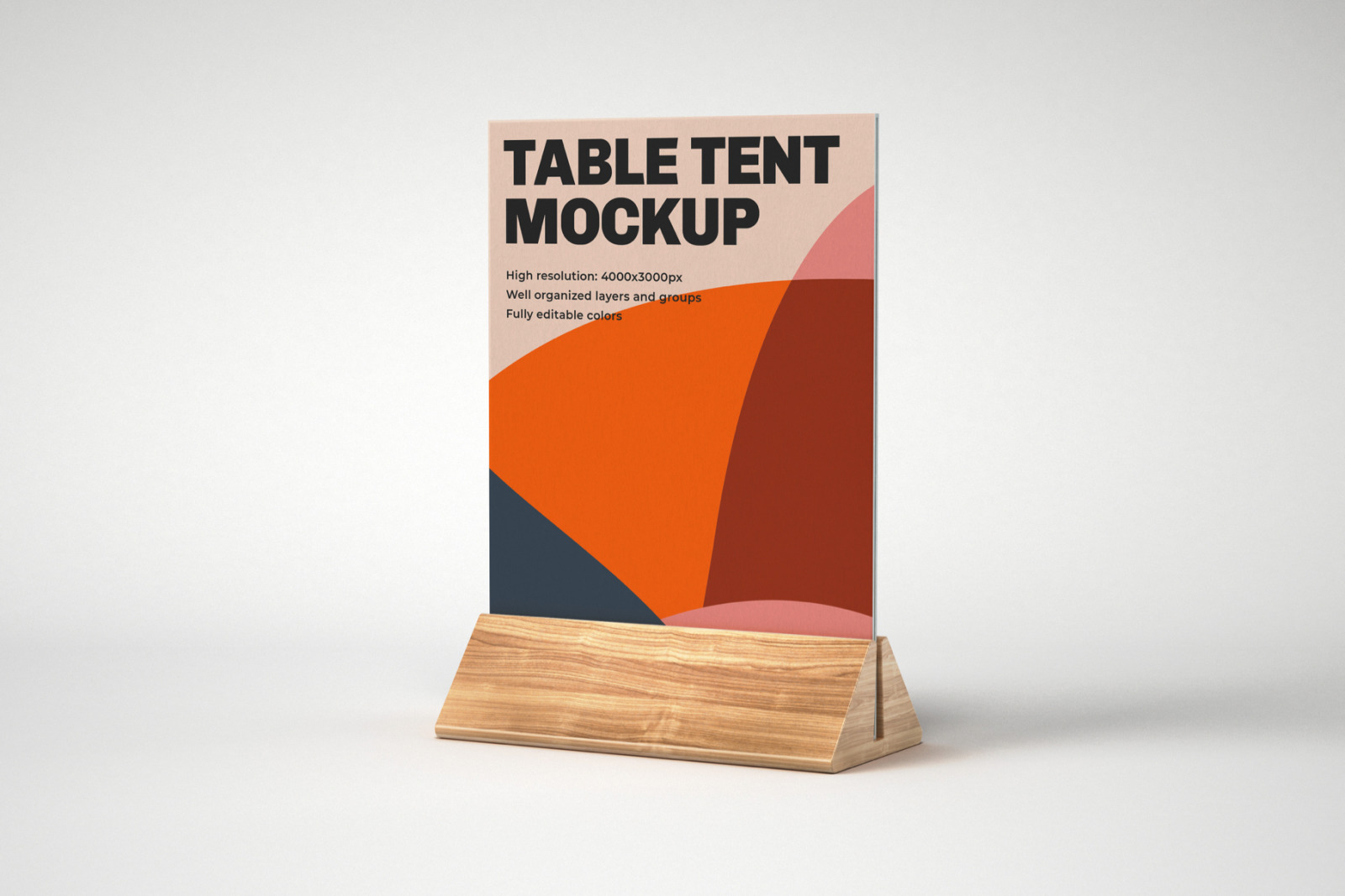 Table Tent and Sign Mockup Set