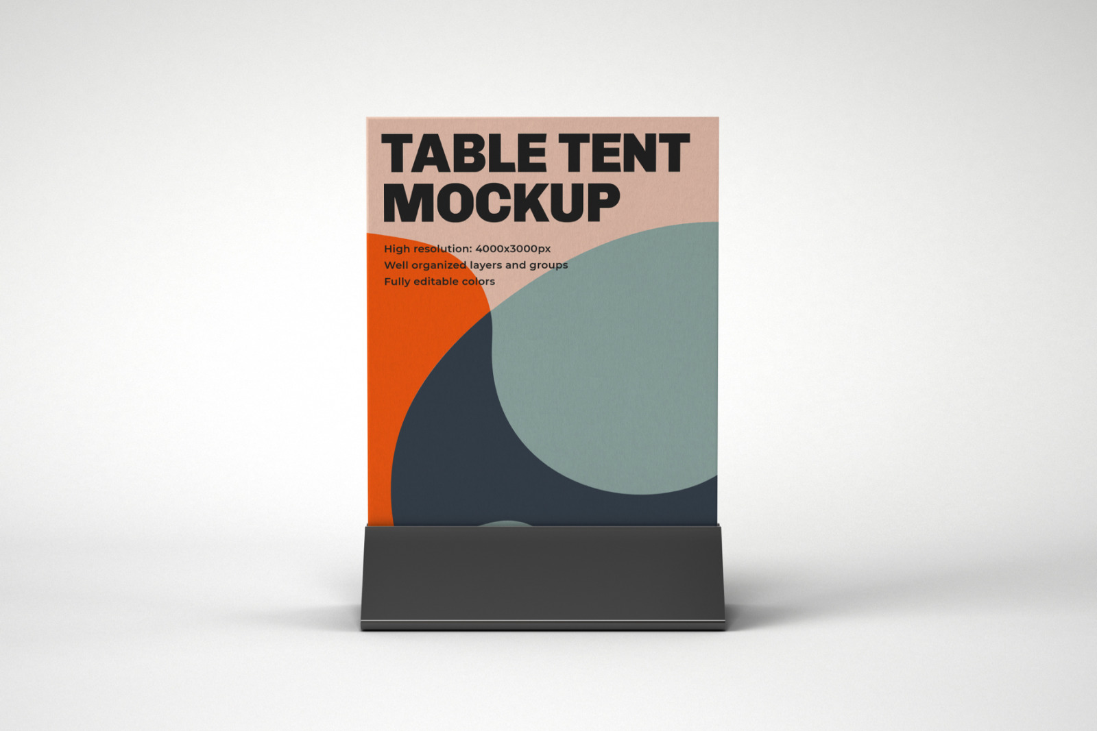 Table Tent and Sign Mockup Set