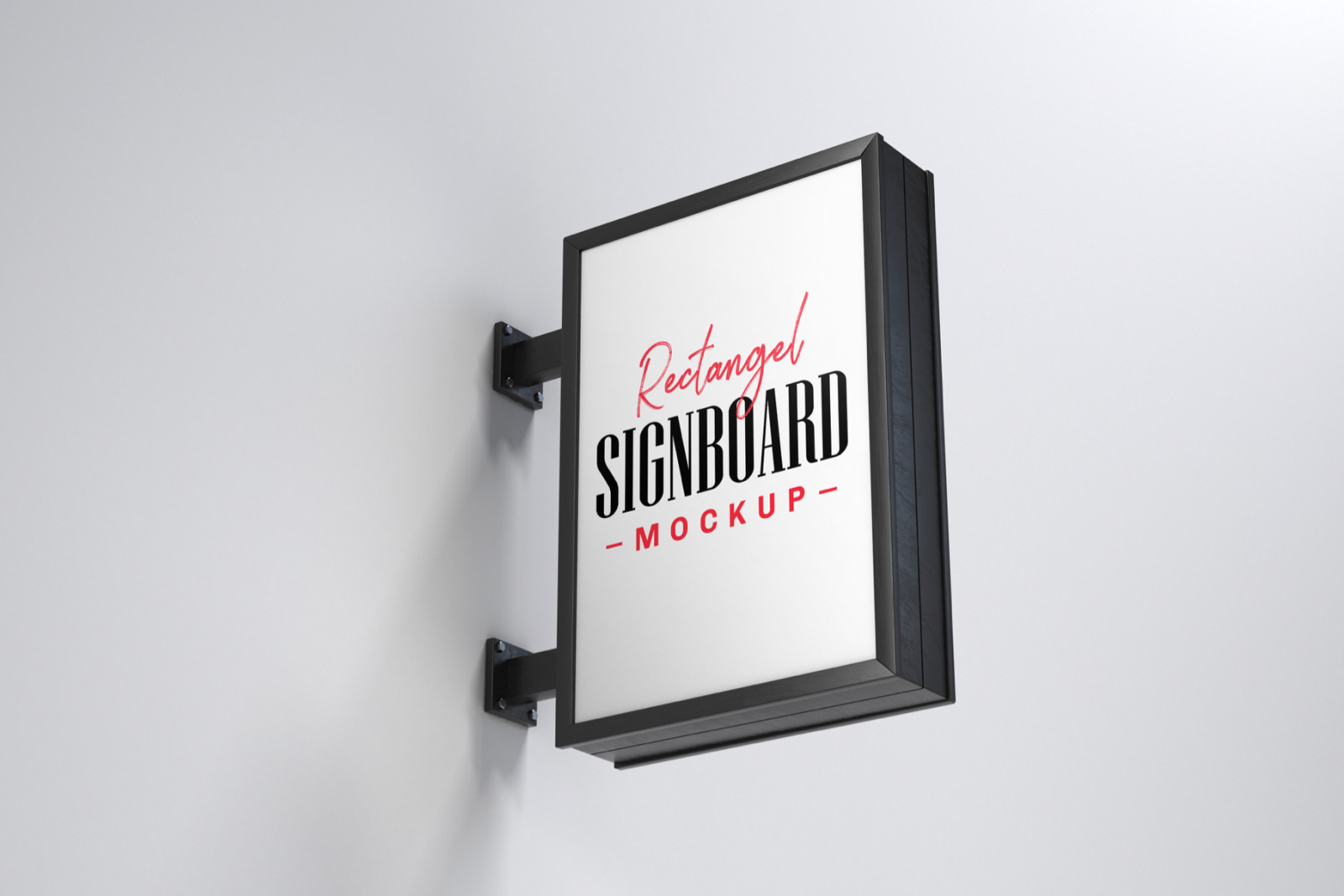 Street Signboard Mockup Set