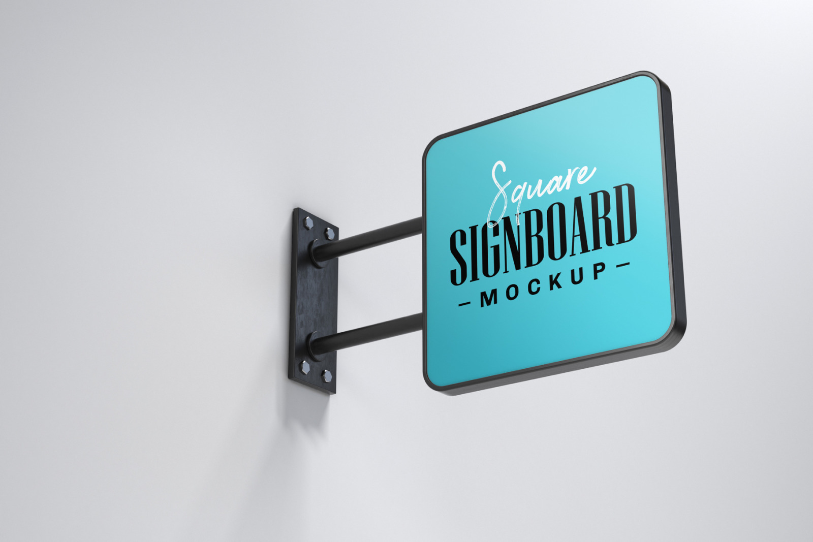 Street Signboard Mockup Set