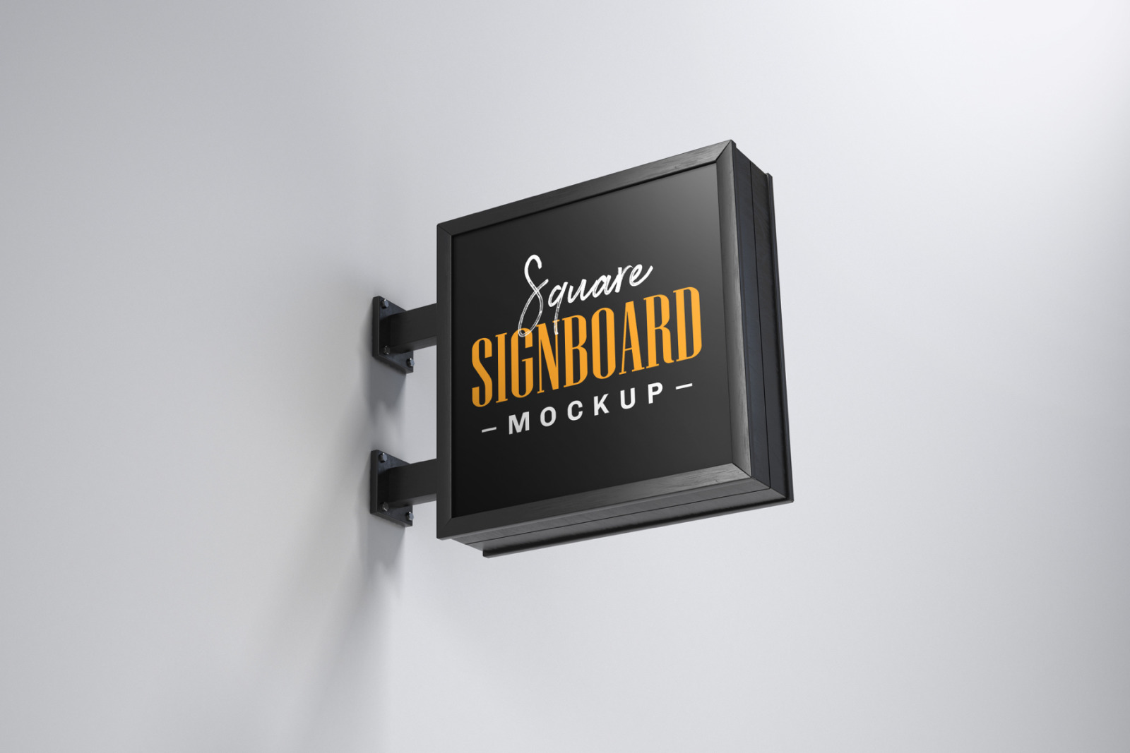 Street Signboard Mockup Set