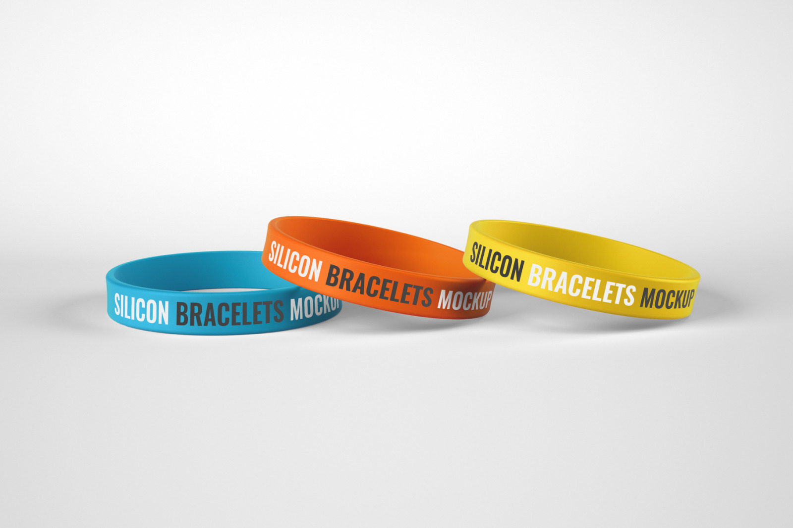 Silicone Rubber Bracelet Mockup Silicone Rubber Bracelet Mockup