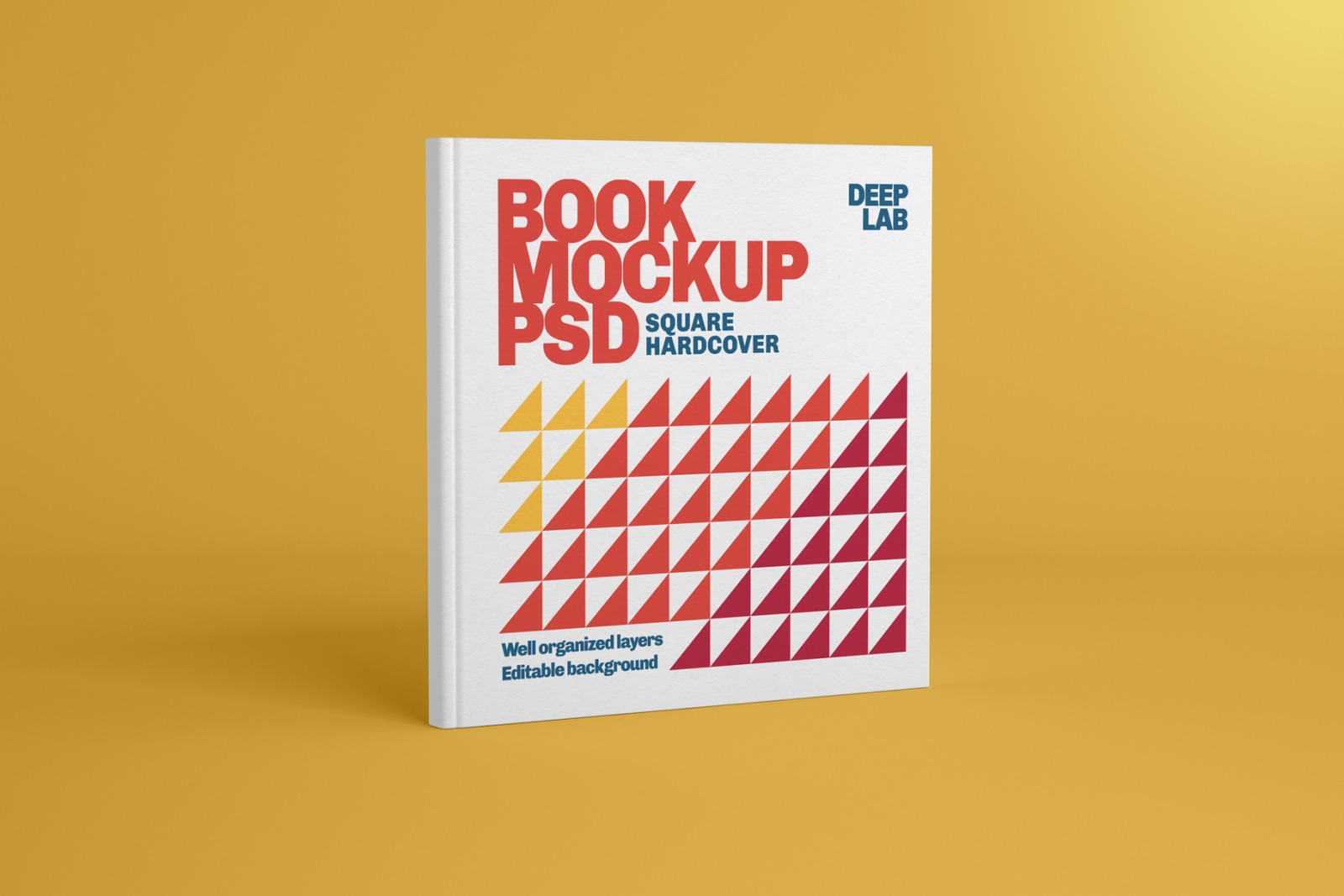 Square Book Hardcover Mockup Square Book Hardcover Mockup