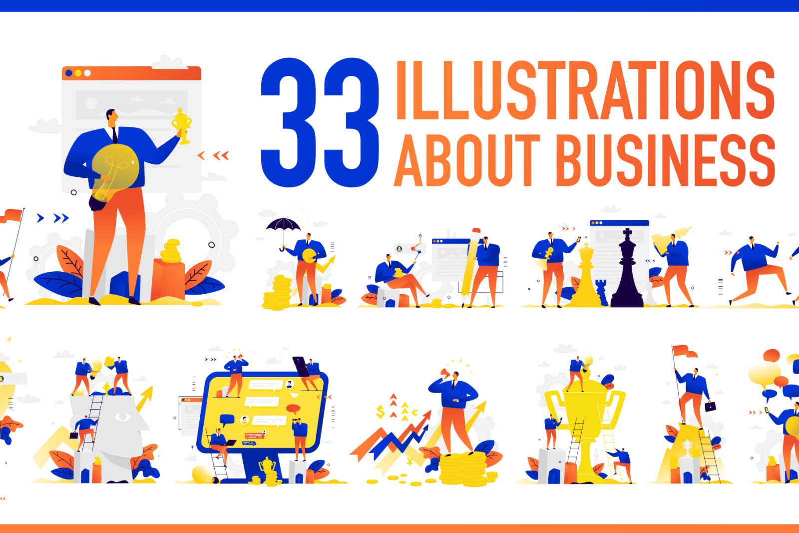 33 illustrations about business