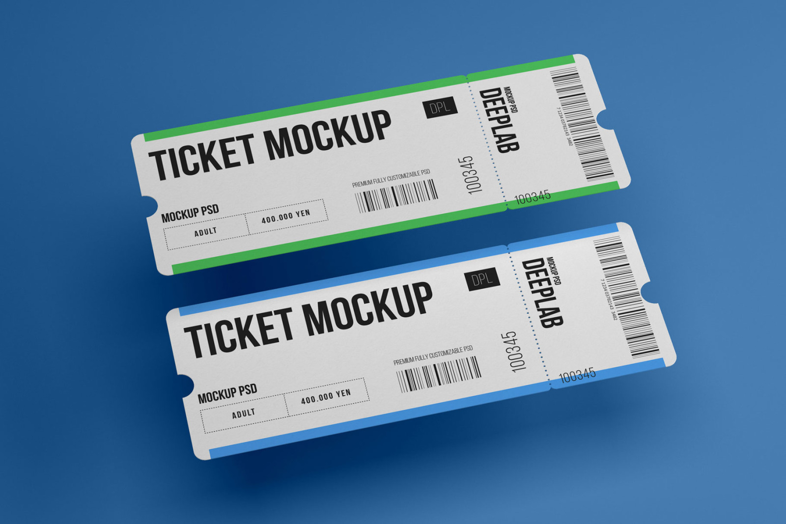 Event Tickets Mockup Set Event Tickets Mockup Set