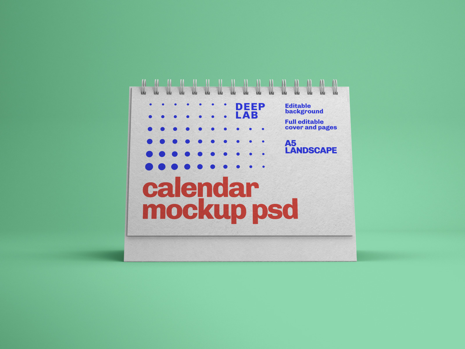 Vertical, Square, Horizontal Calendar Mockup Set