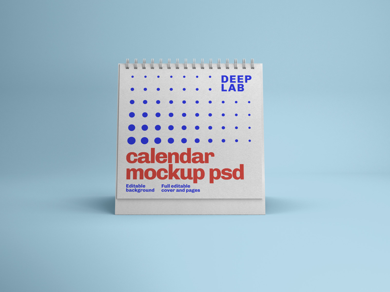 Vertical, Square, Horizontal Calendar Mockup Set