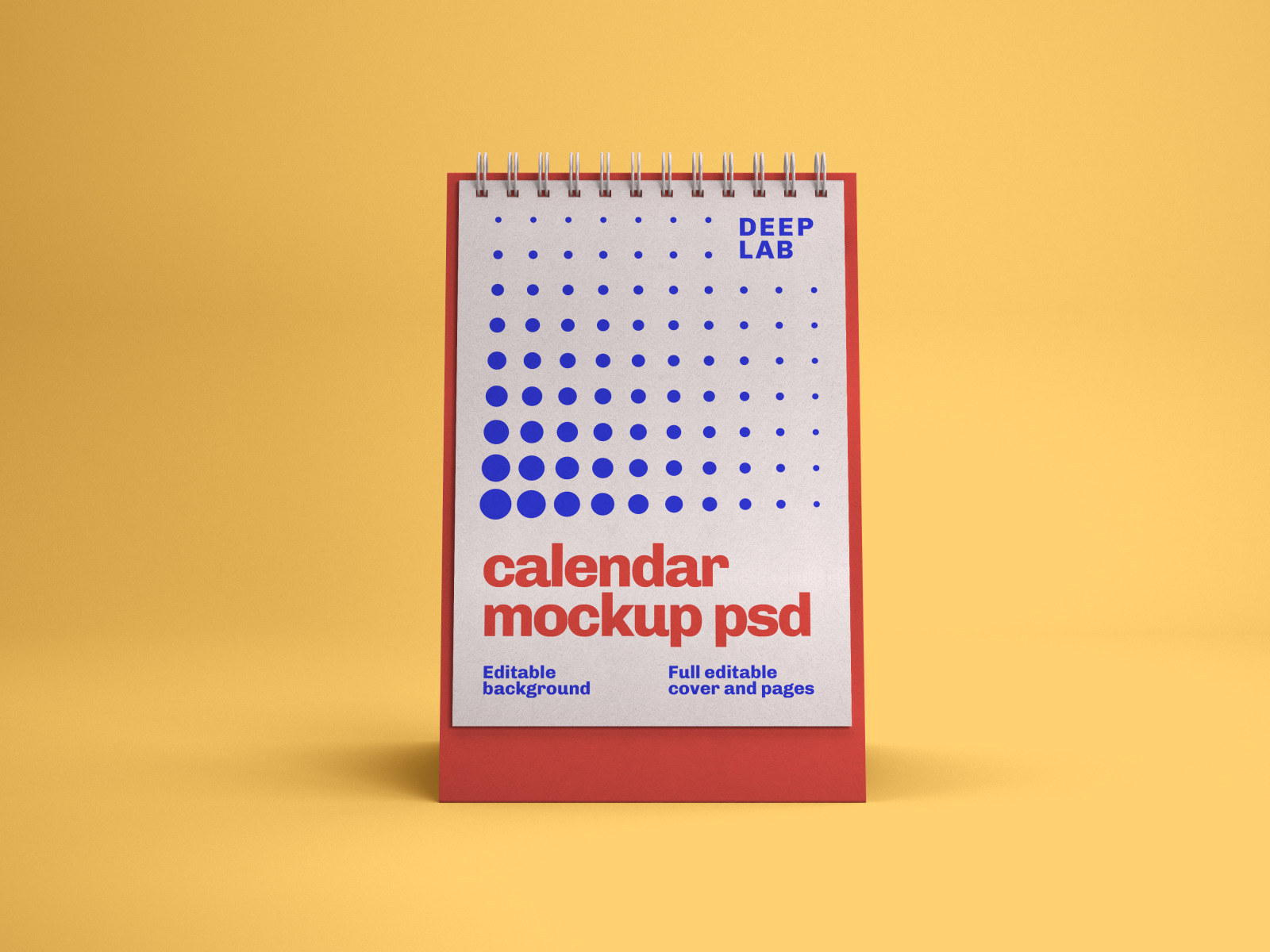 Vertical, Square, Horizontal Calendar Mockup Set