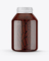 Amber Pills Bottle Mockup