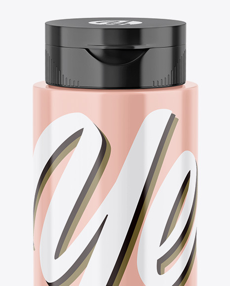 Glossy Cosmetic Bottle Mockup