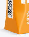 Juice Carton Package Mockup