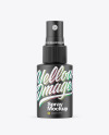 Matte Spray Bottle Mockup Matte Spray Bottle Mockup
