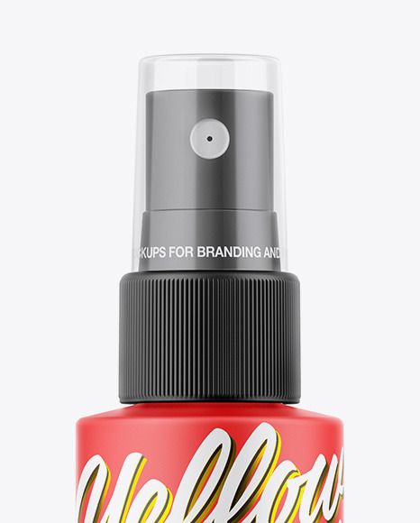 Matte Spray Bottle Mockup Matte Spray Bottle Mockup
