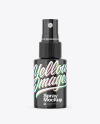 Glossy Spray Bottle Mockup