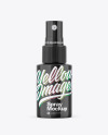 Glossy Spray Bottle Mockup