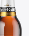 Amber Glass Beer Bottle Mockup