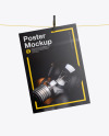 Poster w/ Pin Mockup