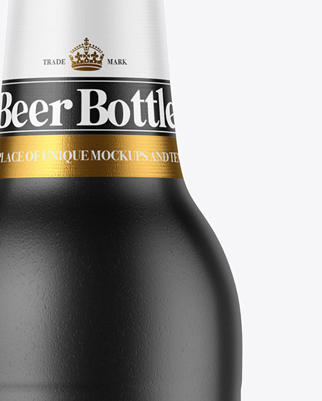 Ceramic Beer Bottle Mockup