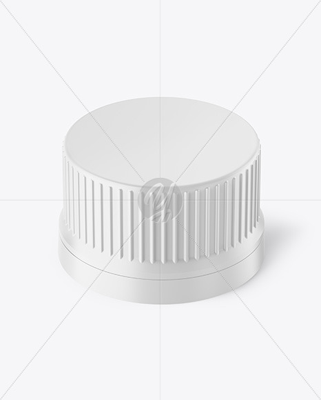 Matte Bottle Cap Mockup