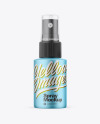 Matte Metallic Spray Bottle Mockup