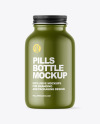 Glossy Pills Bottle Mockup