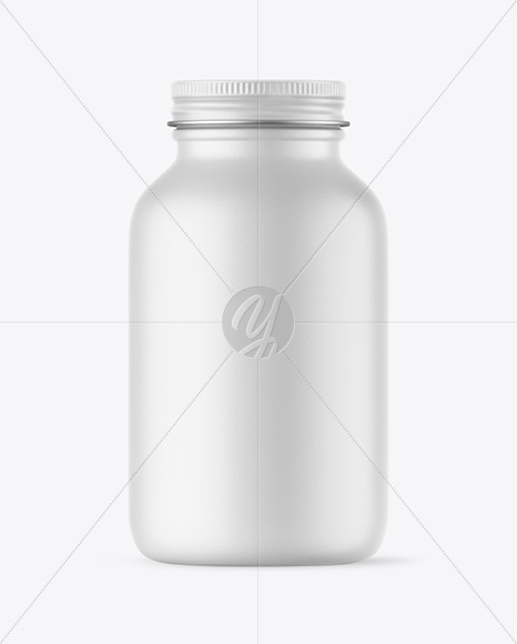 Matte Pills Bottle Mockup