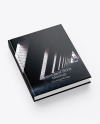 Hardcover Book w/ Matte Cover Mockup