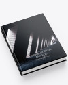 Hardcover Book w/ Matte Cover Mockup