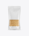 Food Bag With Nuts Mockup