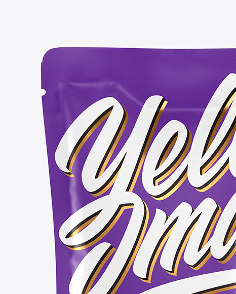 Food Bag With Nuts Mockup