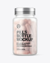 Frosted Pills Bottle Mockup