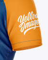 Men’s Soccer Jersey Mockup – Front Half-Side View