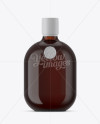 Amber Glass Rum Bottle Mockup Amber Glass Rum Bottle Mockup