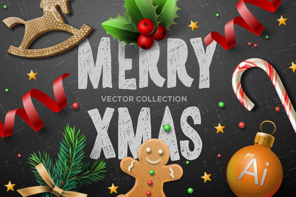 Vector Christmas bundle Vector Christmas bundle