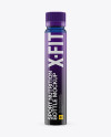 Blue Sport Nutrition Bottle Mockup - Eye-Level Shot Blue Sport Nutrition Bottle Mockup - Eye-Level Shot